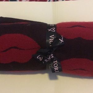 Red Lip Victoria’s Secret Blanket